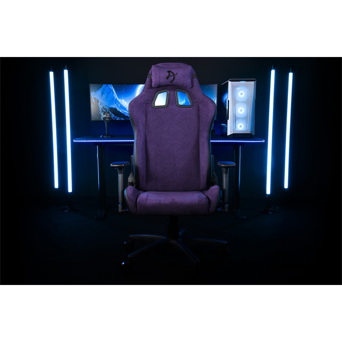 Arozzi Gaming Καρέκλα Avanti Soft Fabric Pure Purple AVANTI-SFB-PPL - Image 2