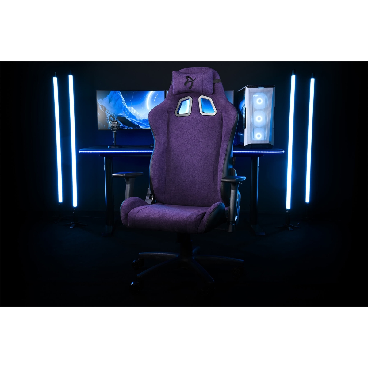 Arozzi Gaming Καρέκλα Avanti Soft Fabric Pure Purple AVANTI-SFB-PPL - Image 3