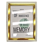 Κορνίζα Πλαστική Χρυσή με Λευκό 13x18cm Homie 322055 - 1 τμχ