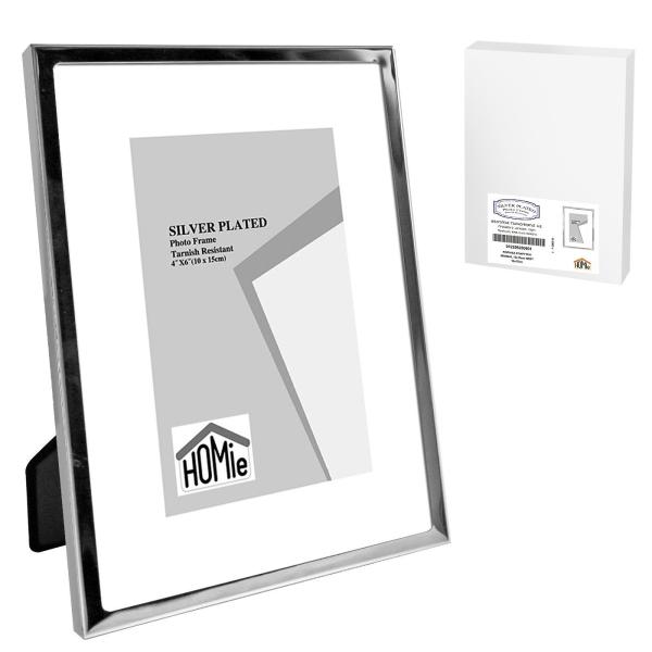 Κορνίζα Επάργυρη Minimal 10x15cm Homie 322082 - 1 τμχ