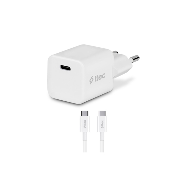 SmartCharger™ PD USB-C 20W Ταχυφορτιστής Ταξιδιού με καλώδιο Type-C