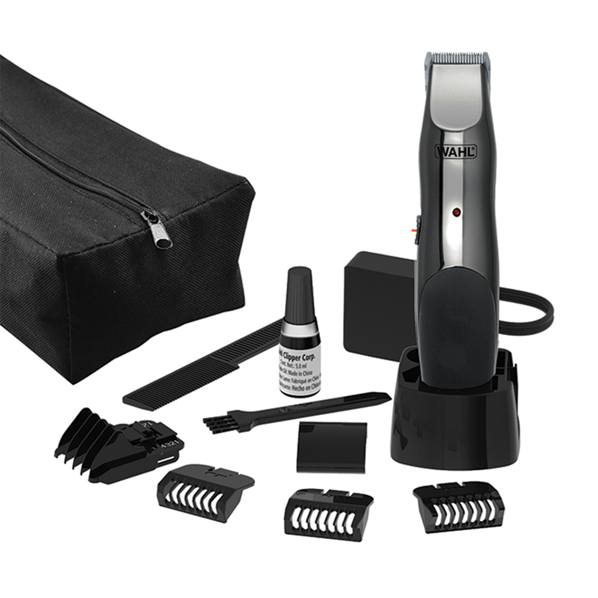 WAHL Groomsman Τρίμερ Ρεύματος και Επαναφορτιζόμενο Μεταλλικό - Image 3
