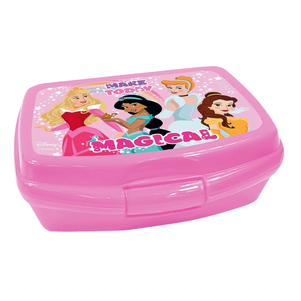 Δοχείο Πλαστικό Φαγητού Princess 16,5x12,5x6cm   600ml Disney 1407-91752 - 1 τμχ