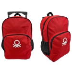 Τσάντα Τρόλευ Benetton Κόκκινη 41x28x12cm Benetton 12196-1641R - 1 τμχ