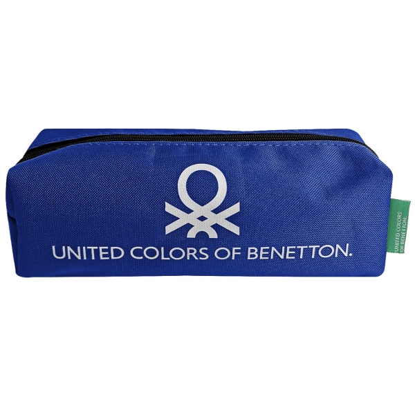 Κασετίνα Μπλε United Colors of Benetton 20x6cm Benetton 1015F-9306B - 1 τμχ