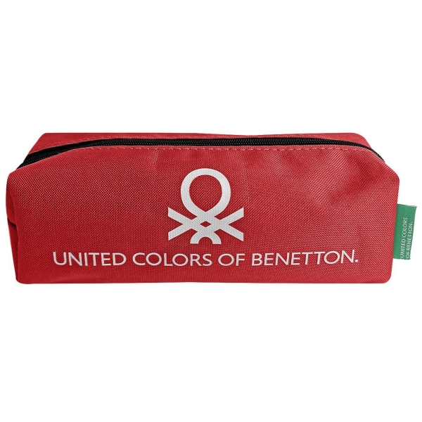Κασετίνα Κόκκινη United Colors of Benetton 20x6cm Benetton 1015F-9306R - 1 τμχ