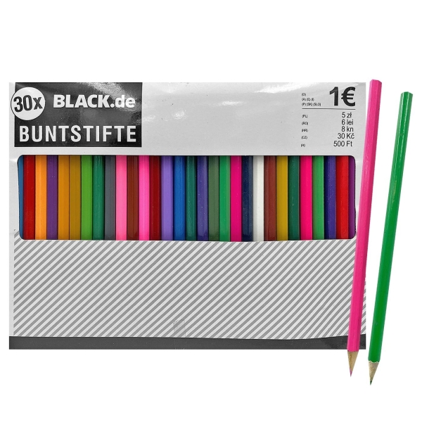 Ξυλομπογιές Σετ=30τεμ. 17,5cm JustNote 80869 - 1 τμχ