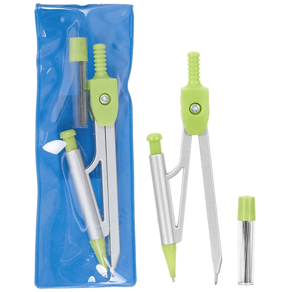 Διαβήτης με Μολύβι σε Τσαντάκι Διαβήτης=11,5cm JustNote 81115 - 1 τμχ