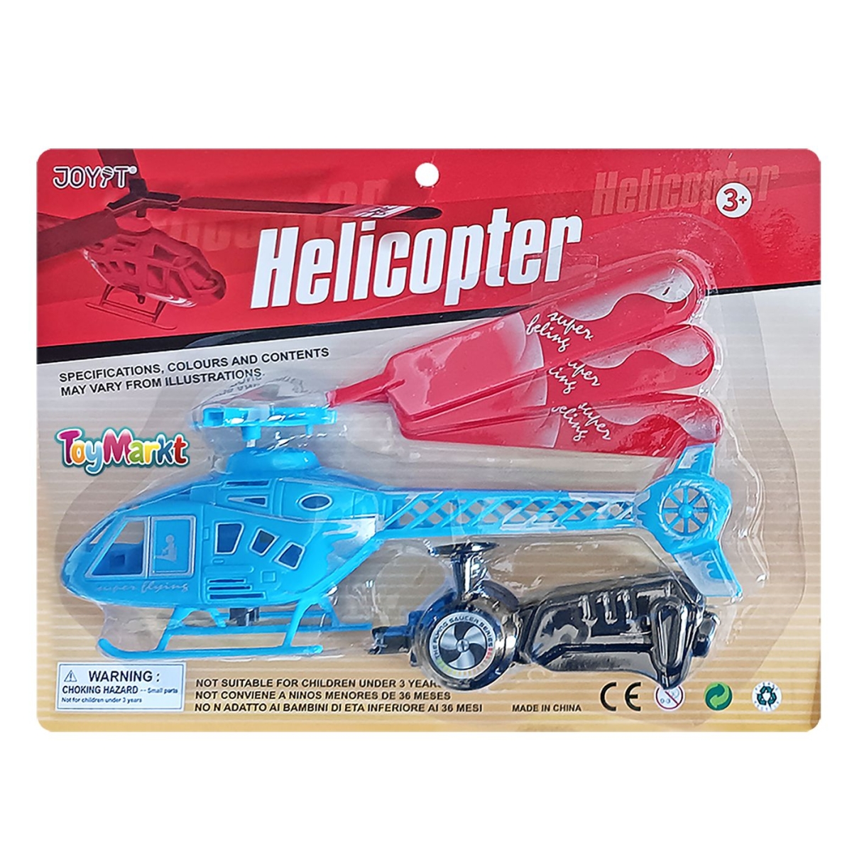 Ελικόπτερο Ιπτάμενο σε Καρτέλα 28x21x4cm ToyMarkt 88848 - 1 τμχ - Image 2