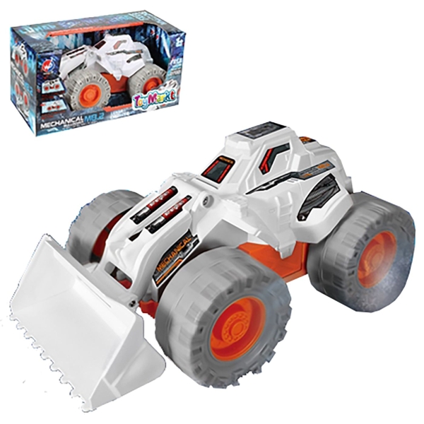 Μπουλντόζα Μεγάλες Ρόδες Friction 28x14x16cm ToyMarkt 902231 - 1 τμχ