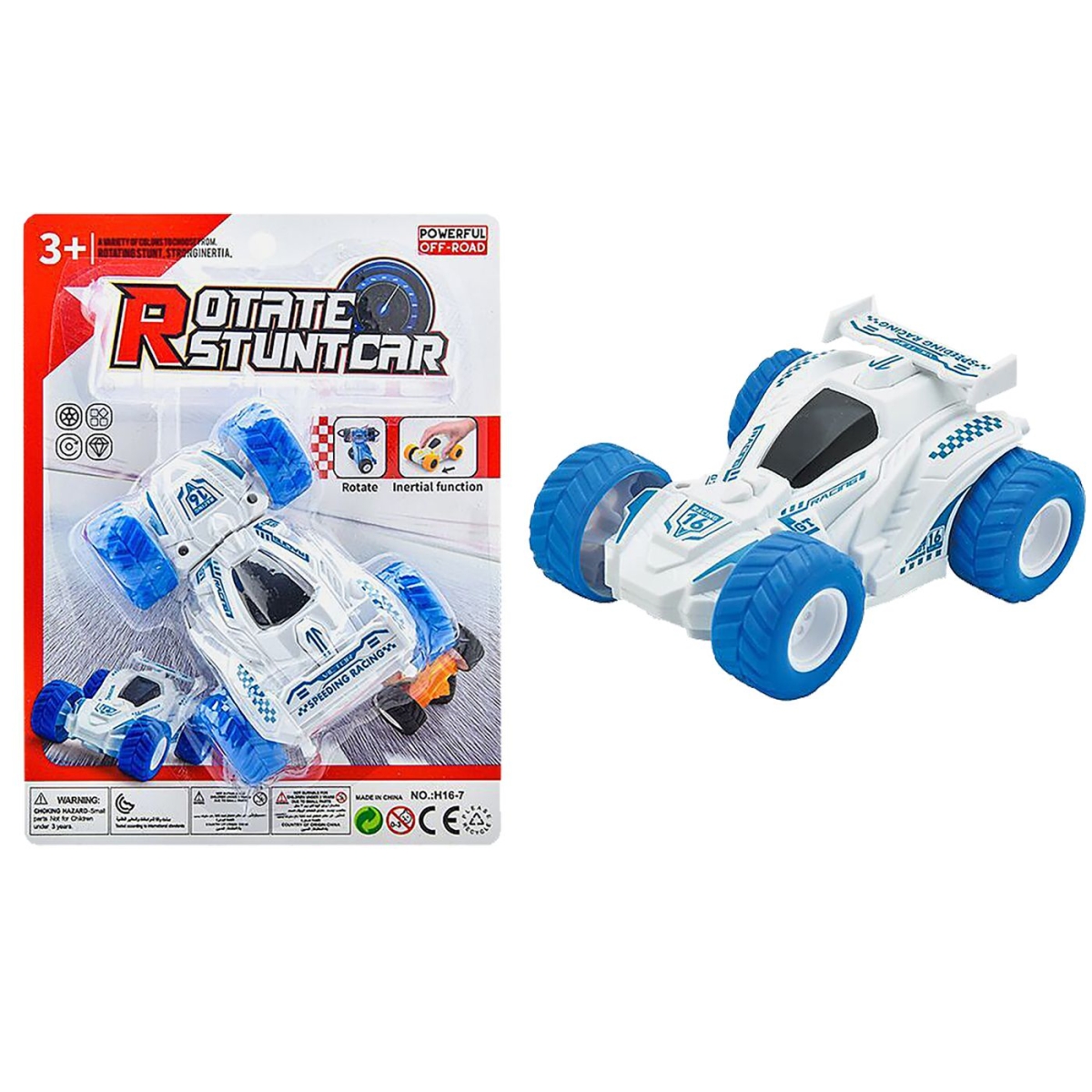 Ακροβατικό Αυτοκίνητο Friction Καρτέλα 24x18x6cm ToyMarkt 902311 - 1 τμχ - Image 2