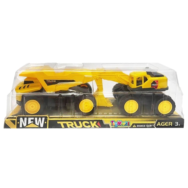 Σετ 2 Δομικά Friction 31x10x9cm ToyMarkt 902330 - 1 τμχ