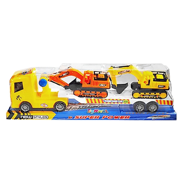 Νταλίκα Μεγάλη Friction & 2 Δομικά 55x16x11cm ToyMarkt 902342 - 1 τμχ