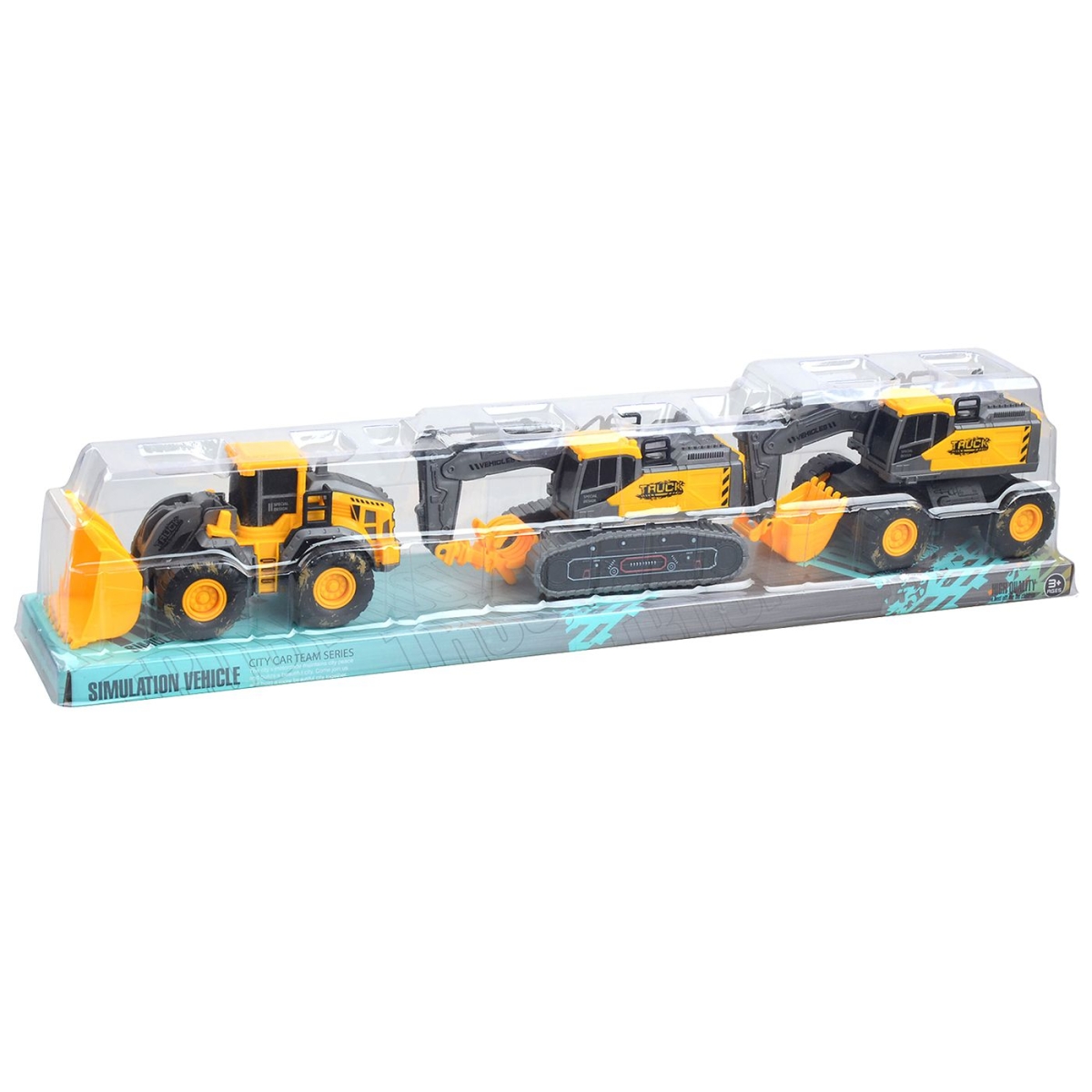 Δομικά Οχήματα Friction 3 τεμ 57x11x10cm ToyMarkt 902377 - 1 τμχ - Image 2