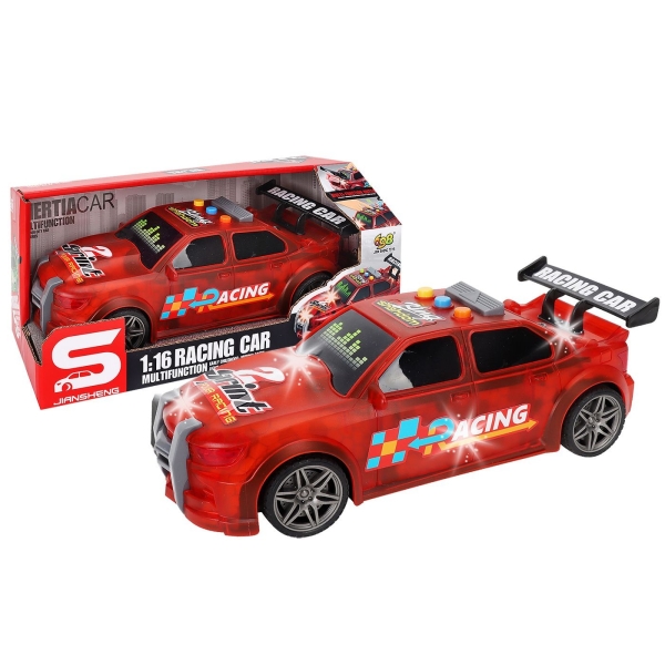 Αυτοκίνητο Friction Racing car With Light+sound 28x13x12cm ToyMarkt 902381 - 1 τμχ