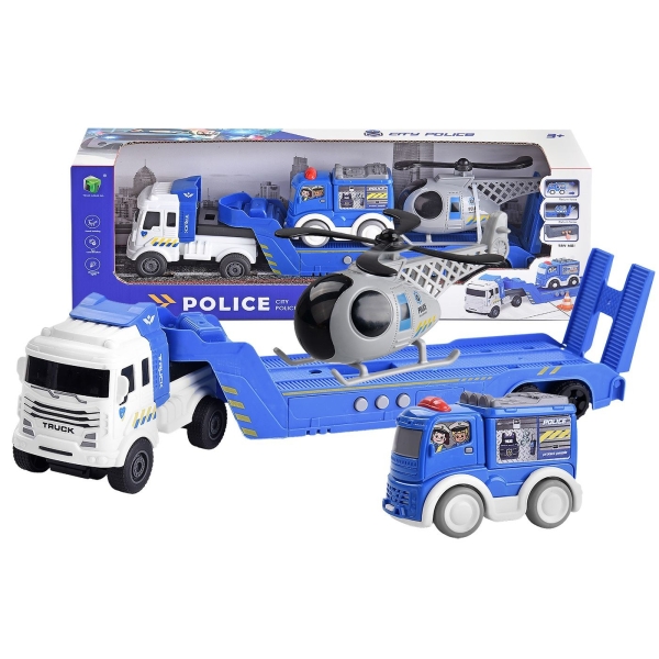 Νταλίκα Police Friction με Ήχους 37x12x7cm ToyMarkt 902387 - 1 τμχ