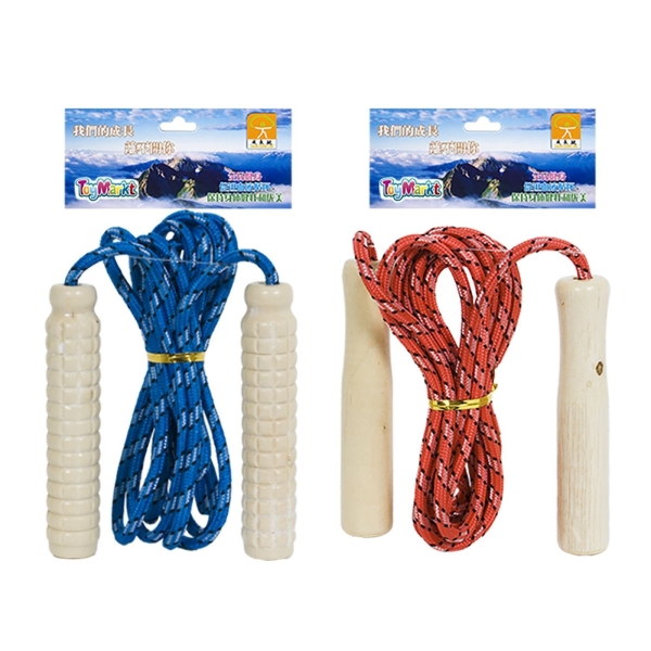 Σχοινάκι Παιδικό (skipping Rope) Ξύλινο 260cm ToyMarkt 911153 - 1 τμχ
