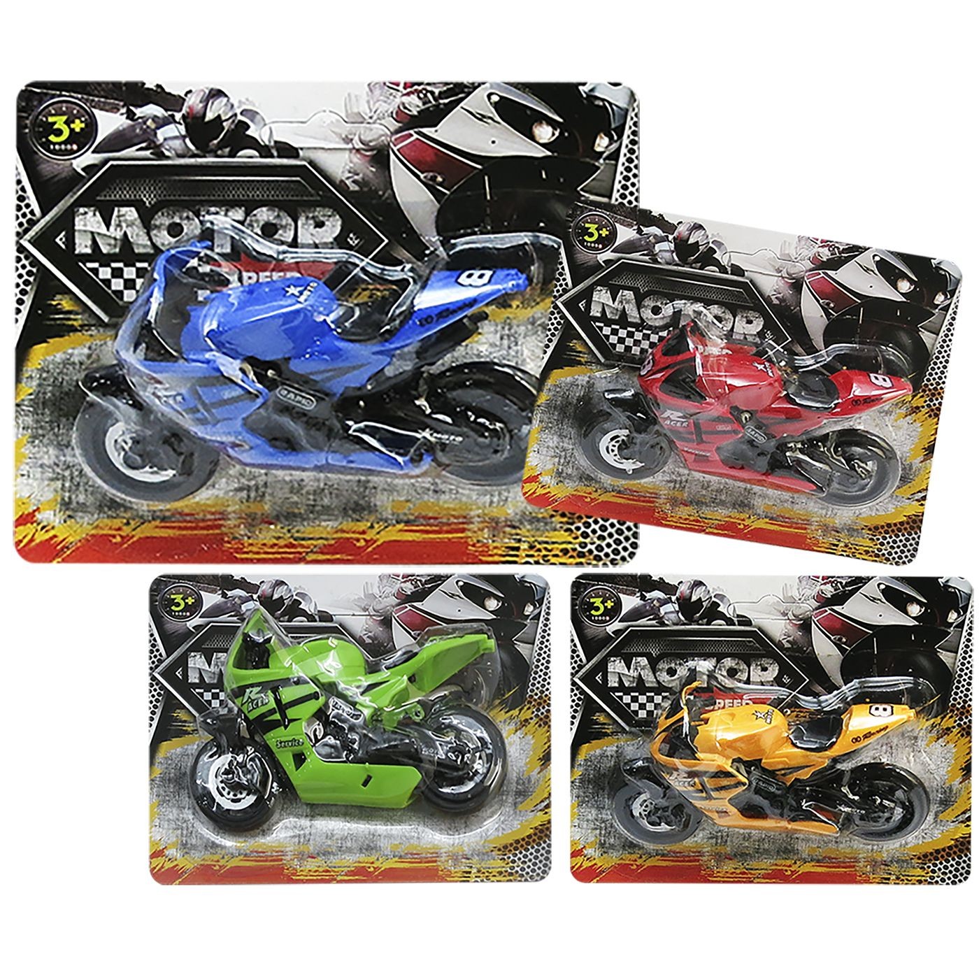 Καρτέλα 1 Τεμ Μοτοσυκλέτα Free Wheels 14X12Cm Toymarkt 912770 - 1 Τμχ