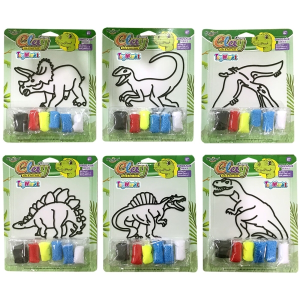 Σετ Πλαστελίνης Δεινοσαυράκια 24x19x3cm ToyMarkt 913115 - 1 τμχ