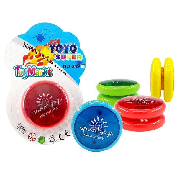 Γιογιό Speed με φως σε Καρτέλα 17x12cm ToyMarkt 913321 - 1 τμχ