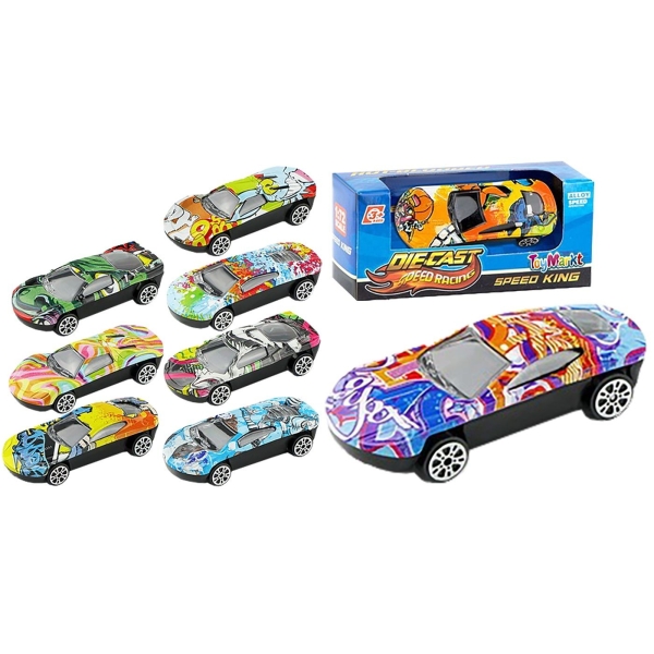 Αυτοκινητάκι die Cast Free Wheels Πολύχρωμο 9x4x3,5cm ToyMarkt 913396 - 1 τμχ