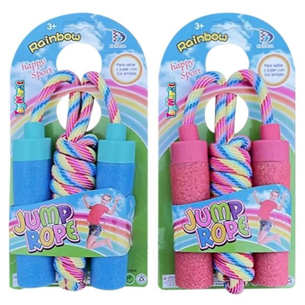 Σχοινάκι Jump Rope 2m Rainbow 26x12x3cm ToyMarkt 913424 - 1 τμχ