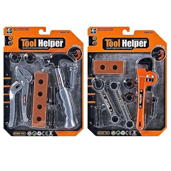 Εργαλεία 8 τεμ Μικρή Καρτέλα 32x23cm ToyMarkt 913452 - 1 τμχ