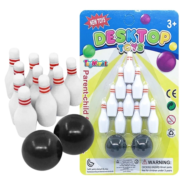 Μπόουλινγκ Μίνι σε Καρτέλα 15x9x2cm ToyMarkt 913509 - 1 τμχ