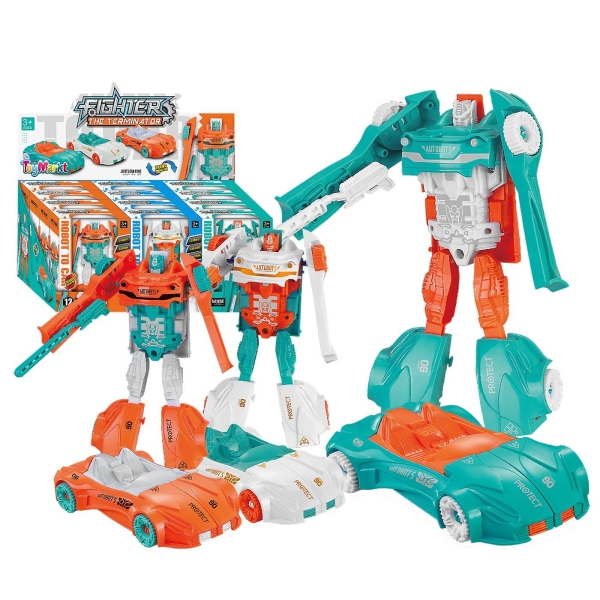 Ήρωας Robot-Όχημα Fighter Κουτί 15x11x5cm ToyMarkt 913515 - 1 τμχ