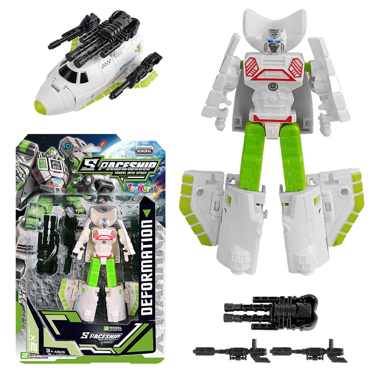 Ήρωας Robot-Όχημα σε Καρτέλα 26x17x5cm ToyMarkt 913521 - 1 τμχ - Image 2