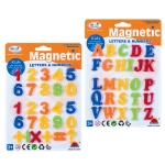 Μαγνητικά Γράμματα & Αριθμοί σε Καρτέλα 21x15cm ToyMarkt 913533 - 1 τμχ
