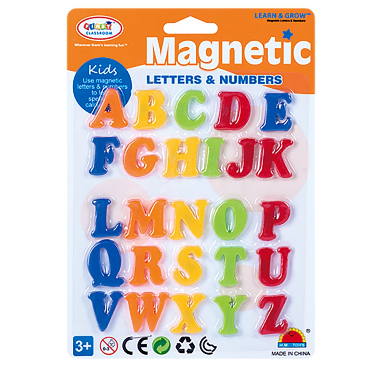 Μαγνητικά Γράμματα & Αριθμοί σε Καρτέλα 21x15cm ToyMarkt 913533 - 1 τμχ - Image 2