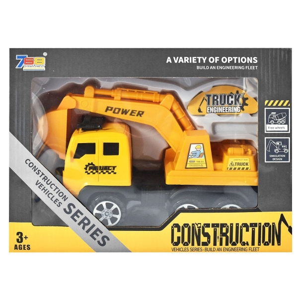 Εκσκαφέας Free Wheels σε Κουτί 30x22x9cm ToyMarkt 913594 - 1 τμχ