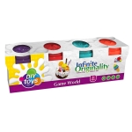Μπουκαλάκια Πηλός 4 Χρώματα 22x6x4cm ToyMarkt 913651 - 1 τμχ