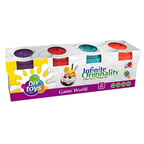 Μπουκαλάκια Πηλός 4 Χρώματα 22x6x4cm ToyMarkt 913651 - 1 τμχ