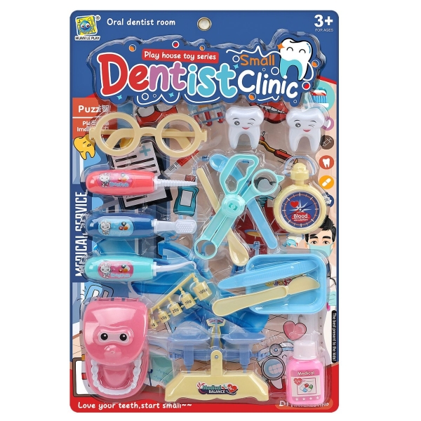 Καρτέλα Οδοντογιατρού Dentist Clinic 44x28x4cm ToyMarkt 913654 - 1 τμχ