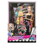 Κούκλα 29cm Fashion Μακρυά Κοτσίδα, Αξεσουάρ 32x22x5cm ToyMarkt 922111 - 1 τμχ - Image 2