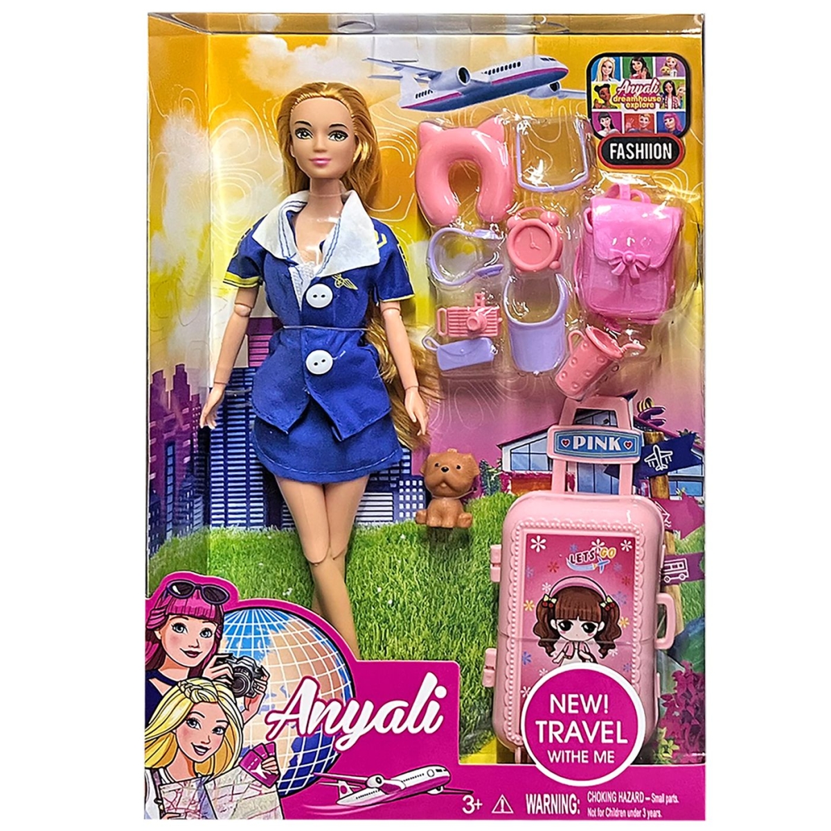 Κούκλα Αεροσυνοδός 32x22x6cm ToyMarkt 922121 - 1 τμχ - Image 2