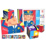 Κύβοι 9 Τεμ,6 σε 1, Επαγγέλματα 26x20x7cm ToyMarkt 95439 - 1 τμχ