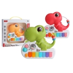 Πιάνο Αστείο Δεινοσαυράκι Μπαταρίας 26x25x5cm ToyMarkt 96187 - 1 τμχ