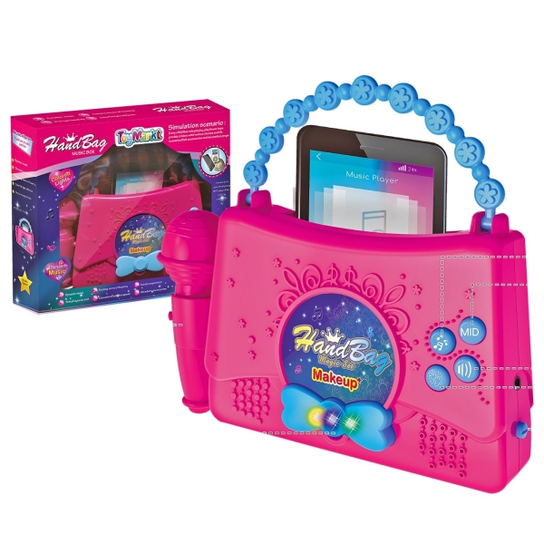 Τσαντάκι Μουσικής, Συνδέεται με Smartphone 27x24x6cm ToyMarkt 971181 - 1 τμχ