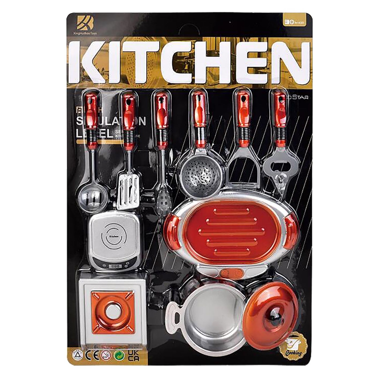 Κουζινικα νέο σετ σε Καρτέλα 43x31x4cm ToyMarkt 971344 - 1 τμχ - Image 2