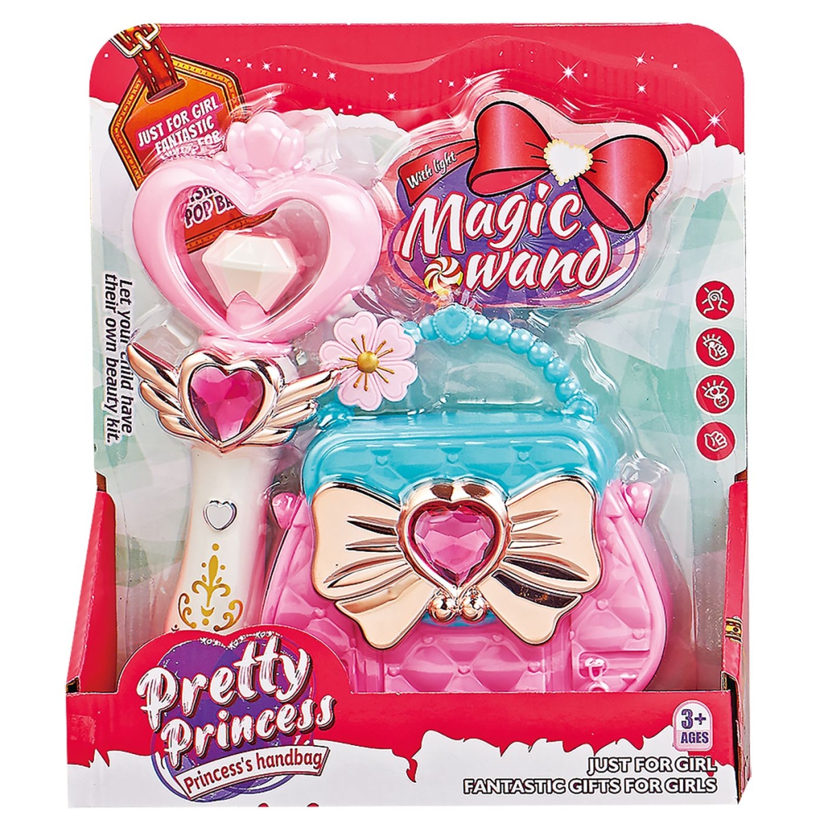 Σετ Τσαντάκι & Μαγικό Ραβδί σε Καρτέλα 25x21x6cm ToyMarkt 971351 - 1 τμχ - Image 2