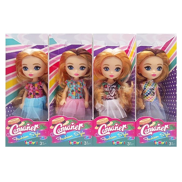 Κούκλα 15cm Fashion Style Camaner 17x6x5cm ToyMarkt 98239 - 1 τμχ