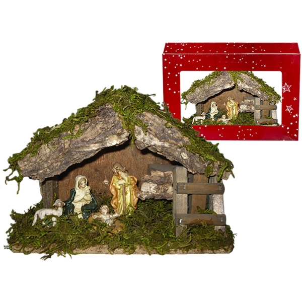 Φάτνη Ξύλινη Μικρή 18x12cm Xmasfest 1131315 - 1 τμχ