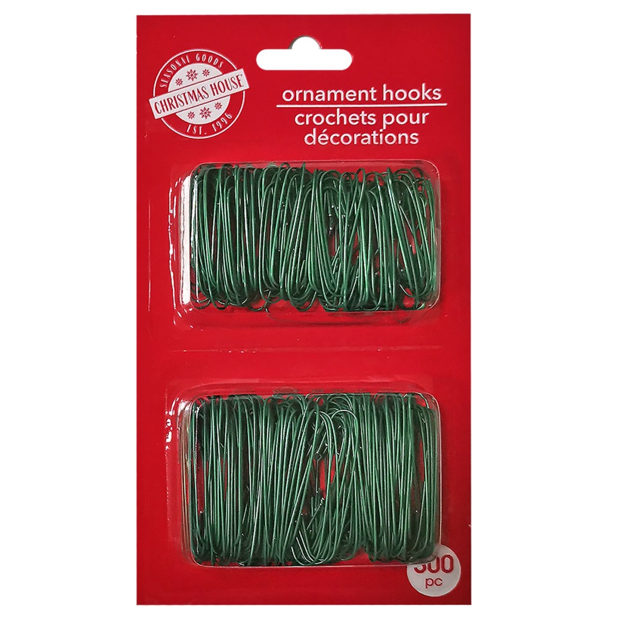 Πιαστράκια Στολιδιών Μεταλλικά 200τεμ 4cm Xmasfest 1132240 - Image 2