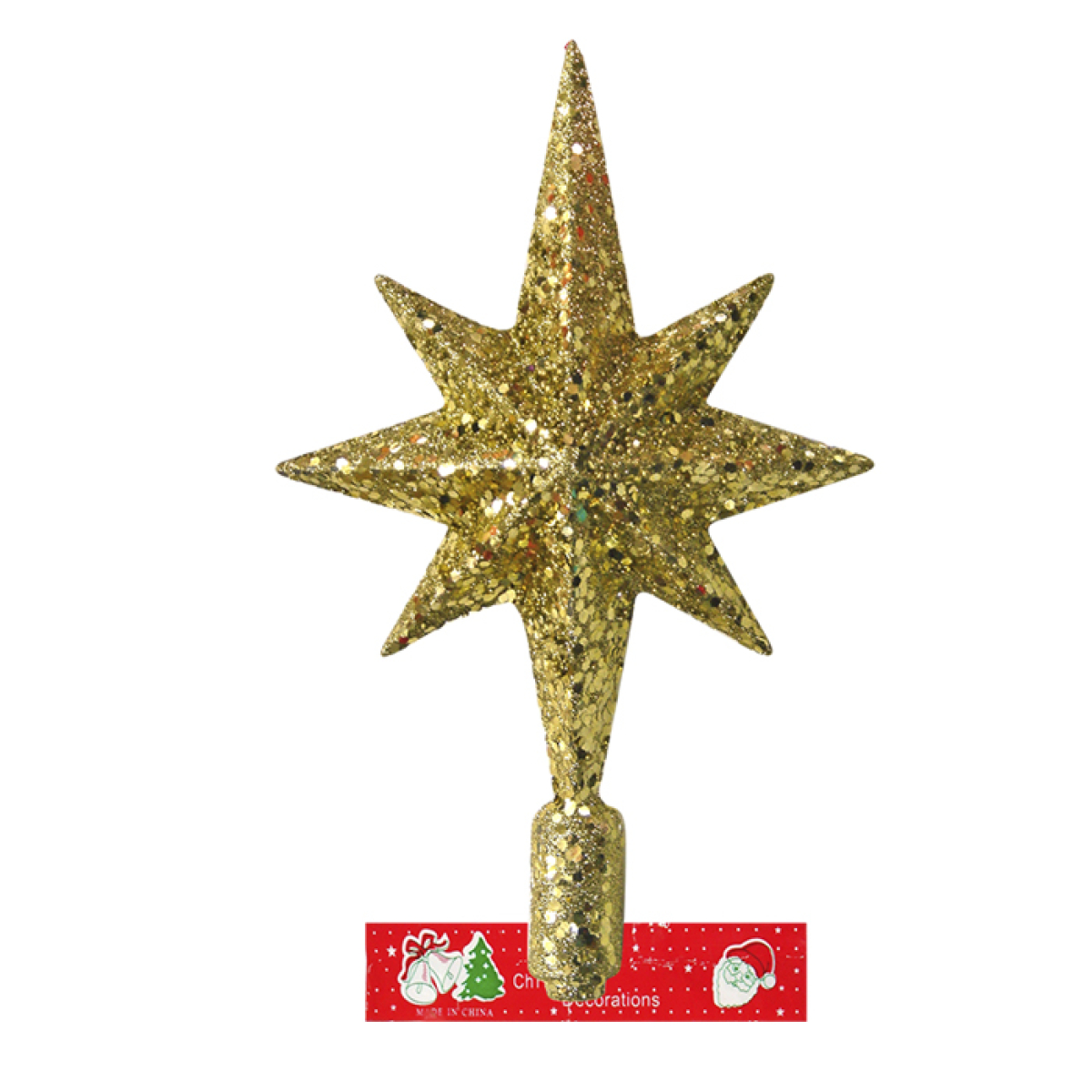 Κορυφή Πεφταστέρι Glitter 25cm Xmasfest 11347 - 1 τμχ - Image 2