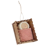 Στολίδι Κρεμαστό Θείο Βρέφος 7x5,5cm Xmasfest 1133180 - 1 τμχ - Image 2