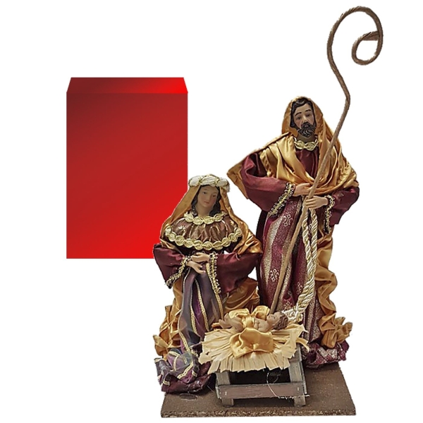 Φάτνη με Φιγούρες Γίγας 30x23cm Xmasfest 113487 - 1 τμχ