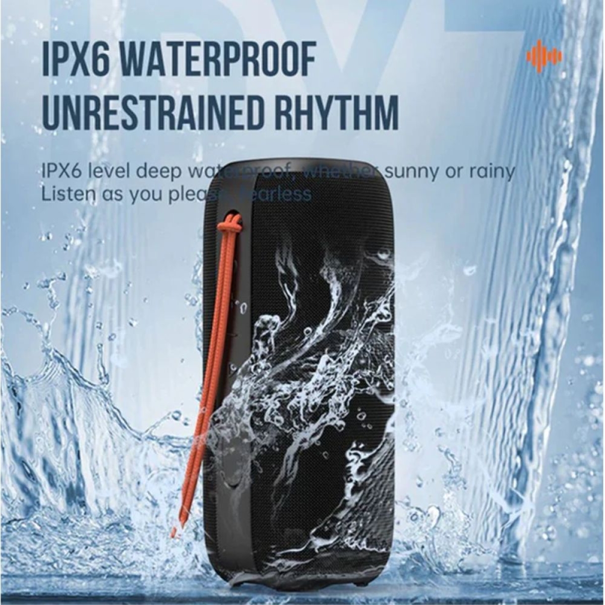 Αδιάβροχο Bluetooth Ηχείο 30W Deep Bass VFAN BS08 – Μαύρο